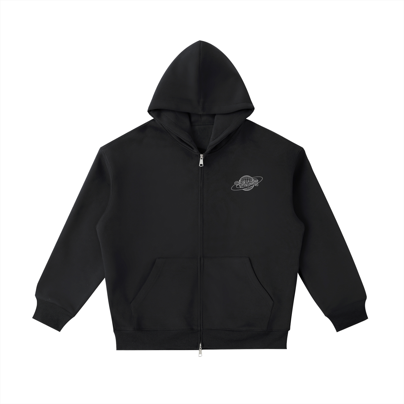 Hypervolts Black Zip-Up