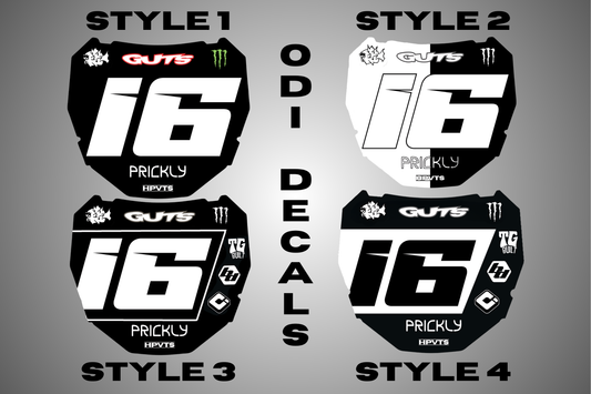 Odi Plate Decals